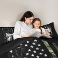 thumbnail image 4 of Manfei Cartoon Ribbon Bowknot Twin Bedding Sets 7-Piece for Teens, Rustic Camouflage Bedding Comforter Set, Vintage US Flag Reversible Sheet Sets, Ultra Soft Bedroom Decor, 4 of 7