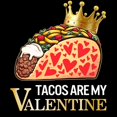 thumbnail image 3 of CafePress - Tacos Are My Valentine Shi Men's Charcoal Pajamas - Men's Dark Loose Fit Cotton Pajama Set, 3 of 7