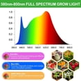 thumbnail image 4 of Grow Lights for Indoor Plants Full Spectrum Plant Light for Indoor Growing Seedlings Succulents Small Mini Plants, 3 Colors Spectrum Changeable & Auto On Off Timer 3/6/12Hrs (2 Pack), 4 of 10