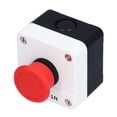 thumbnail image 3 of SGKJ-1N IP32 Waterproof Emergency Stop Push Button Station - ABS Shell, 10(8)A 400V AC, Locking Mushroom Head, Rotation Reset for Industrial Control Circuits (Electromagnetic Starters, Contactors,, 3 of 6