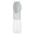 thumbnail image 1 of Botella de agua para perros a prueba de fugas, apta para lavavajillas, botella portátil para beber para mascotas, para gatos, cachorros, conejos, 380 ml, gris S, 1 of 12