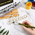 thumbnail image 4 of Believe Wood Sign Cutout Wooden Letter Sign DIY Block Words Sign for Wreath Door Hanger Wall Art Decoration 8.3" x 4.7" DIY, 4 of 8