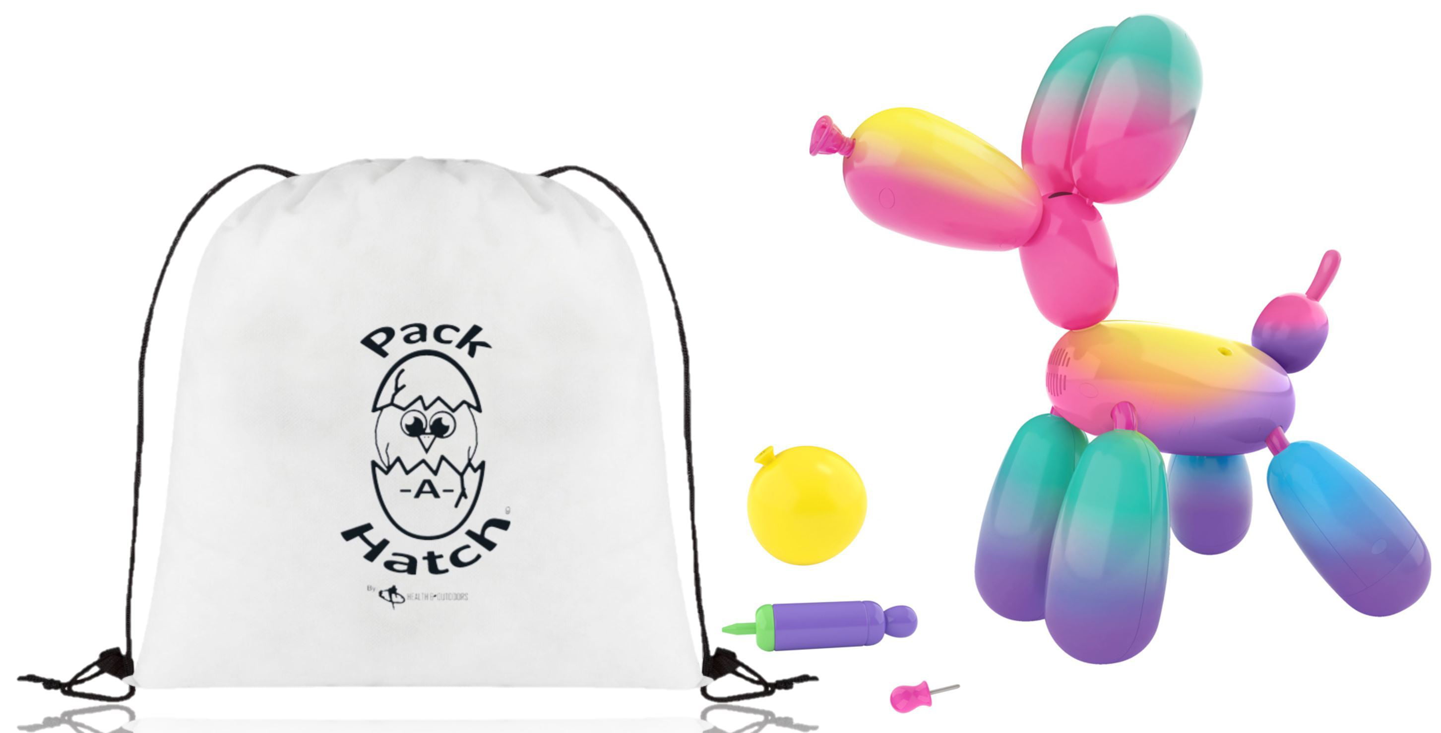 SQUEAKEE Rainbowie THE RAINBOW BALLOON DOG Interactive Toy NEW (1021W/62)