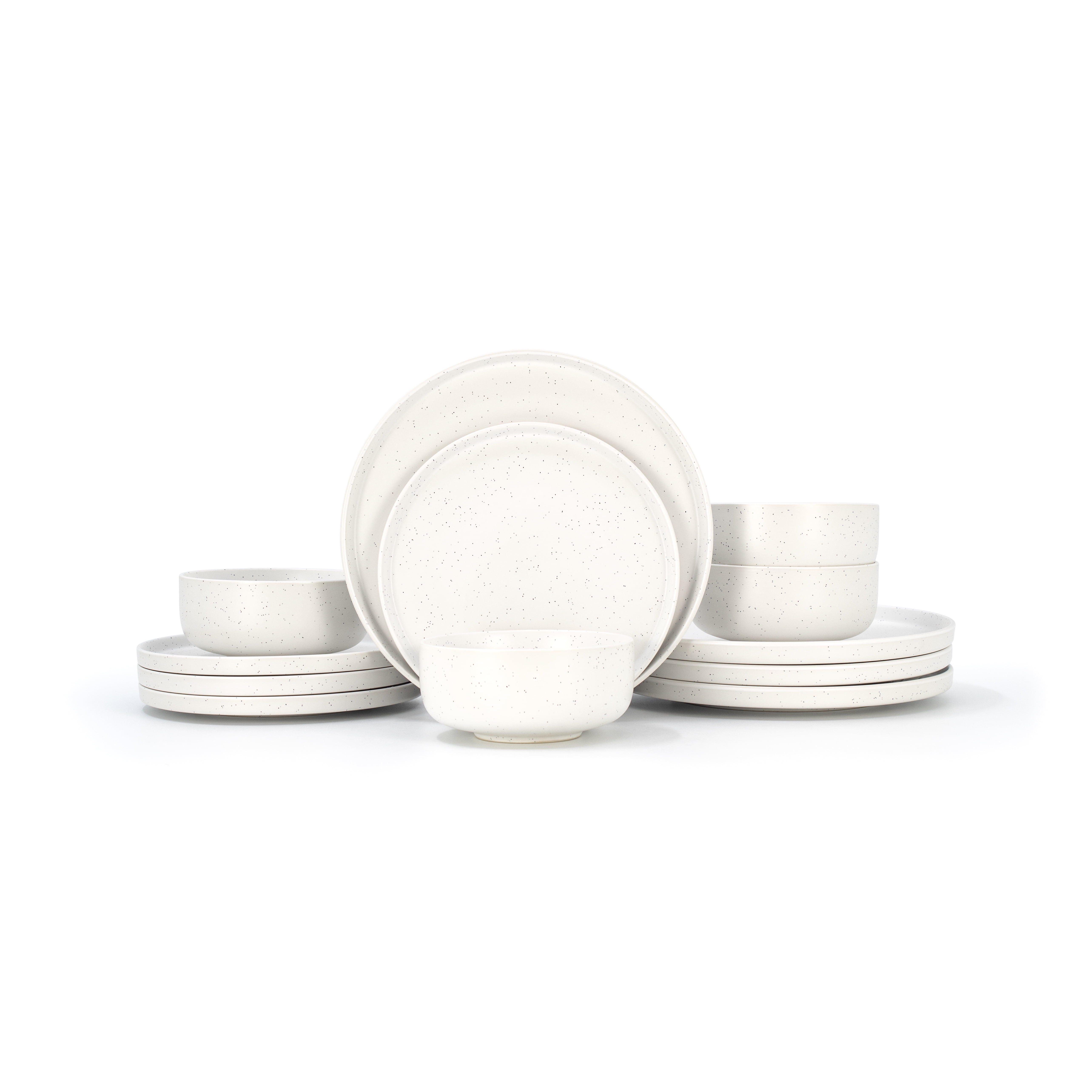 Sabatier Luna 12pc Dinnerware set, white