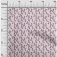 thumbnail image 1 of oneOone Cotton Flex Dark Magenta Fabric Leaves Craft Projects Decor Fabric Printed By The Yard 40 Inch Wide, 1 of 4