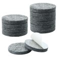 thumbnail image 1 of Uxcell 1" Almohadillas redondas autoadhesivas antideslizantes de fieltro para proteger pisos grises 12 paquetes, 1 of 7