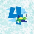 thumbnail image 4 of Inktastic 4th Birthday Airplane Pilot Childs Boys Toddler T-Shirt, 4 of 5