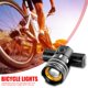 thumbnail image 5 of Luz delantera de bicicleta USB recargable faro impermeable LED luz trasera, 5 of 9