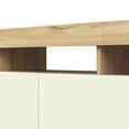 thumbnail image 4 of 63"L TV Stand for Living Room, Modern Wood TV Stand Cabinet with 2 Drawers and LED, 8 Colors, 4 of 7