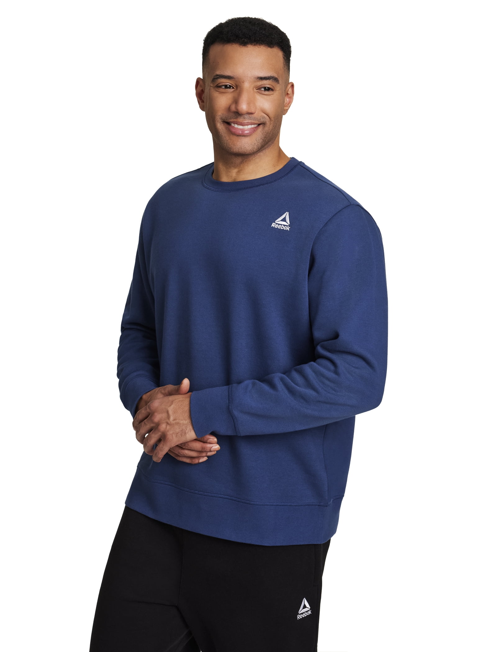 Reebok Men's and Big Men's Game Day Fleece Crewneck Sweatshirt, Sizes XS-5XL