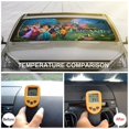 thumbnail image 5 of Encanto Windshield Sun Shade, Front Foldable Windshield Sunshade, Car Sun Shade Windshield Blocks UV Rays, Keep Car Interior Cool 55"x30", 5 of 8