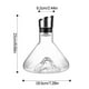 thumbnail image 3 of Herramientas y mejoras para el hogar Decantador de vino Iceberg, filtro de vino tinto de vidrio, decantador de vino, dispensador de vino, dispensador de vino, 3 of 4