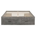 thumbnail image 6 of Harper & Bright Designs Full Storage Bed Frame Full Size Platform Bed with 6 Storage Drawers, Wood Bed Frame for Boys Girls Adults, Antique Gray, 6 of 14