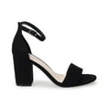 thumbnail image 2 of SO® Women's Heeled Dress Sandals Color: Onyx Size: 8, 2 of 4