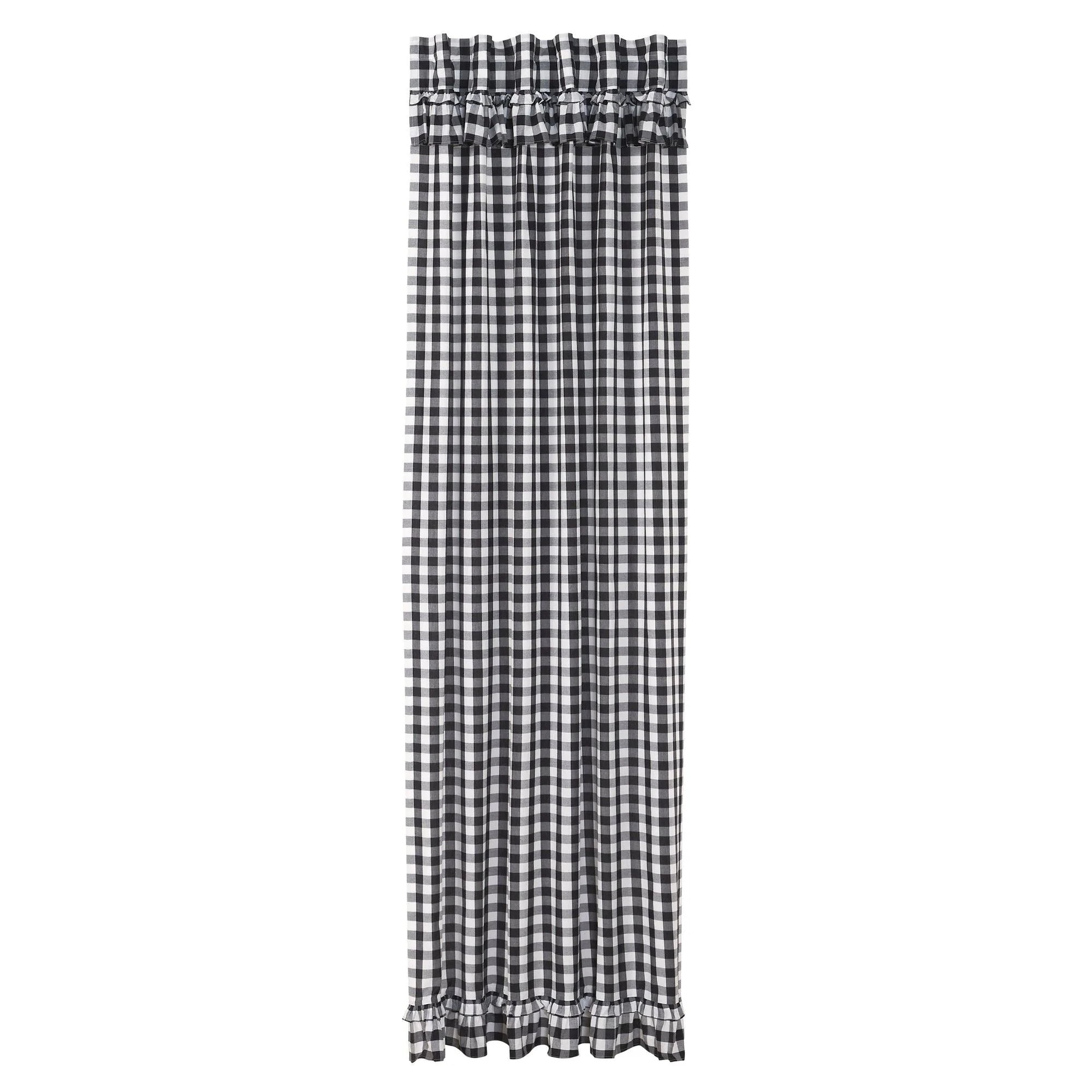 VHC Brands Annie Buffalo Ruffled Curtain Panel