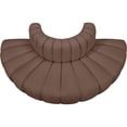 thumbnail image 3 of Meridian Furniture Arc Brown Vegan Leather Modular Sectional, 3 of 12