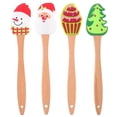thumbnail image 4 of Here's a well structured product description for your **4pcs Christmas Silicone Cake Scrapers with Handle**:\n\n \n\n🎄 **4pcs Christmas Silicone Cake, 4 of 5