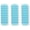 Blue, variant on Servette Home 3 Pack Silicone Ice Stick Trays for Water Bottles, 30 Slots, 3.5 in Long Ice Sticks Silicone, Plastic - Rectangular (Blue)