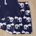 thumbnail image 6 of NOLDARES Infant Baby Boy Outfits 2 Pieces Crewneck Short Sleeve T-Shirt Tee Pattern Casual Pocket Shorts Toddler Clothes(Navy,6-7Y), 6 of 6