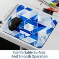 thumbnail image 6 of Flag of Israel Square Non-Slip Rubber Bottom Printed Desk Mat Mouse Mat Gaming Mousepad Desk Pad - 8.3x9.8 Inch, Suitable for Office and Gaming, 6 of 6