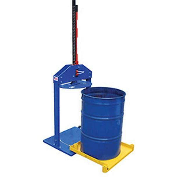 Vestil Manufacturing MTC30 Manual Trash Compactor for Drums, 30 gal