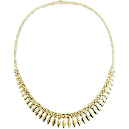 Gold-Tone Sterling Silver Cleopatra Necklace