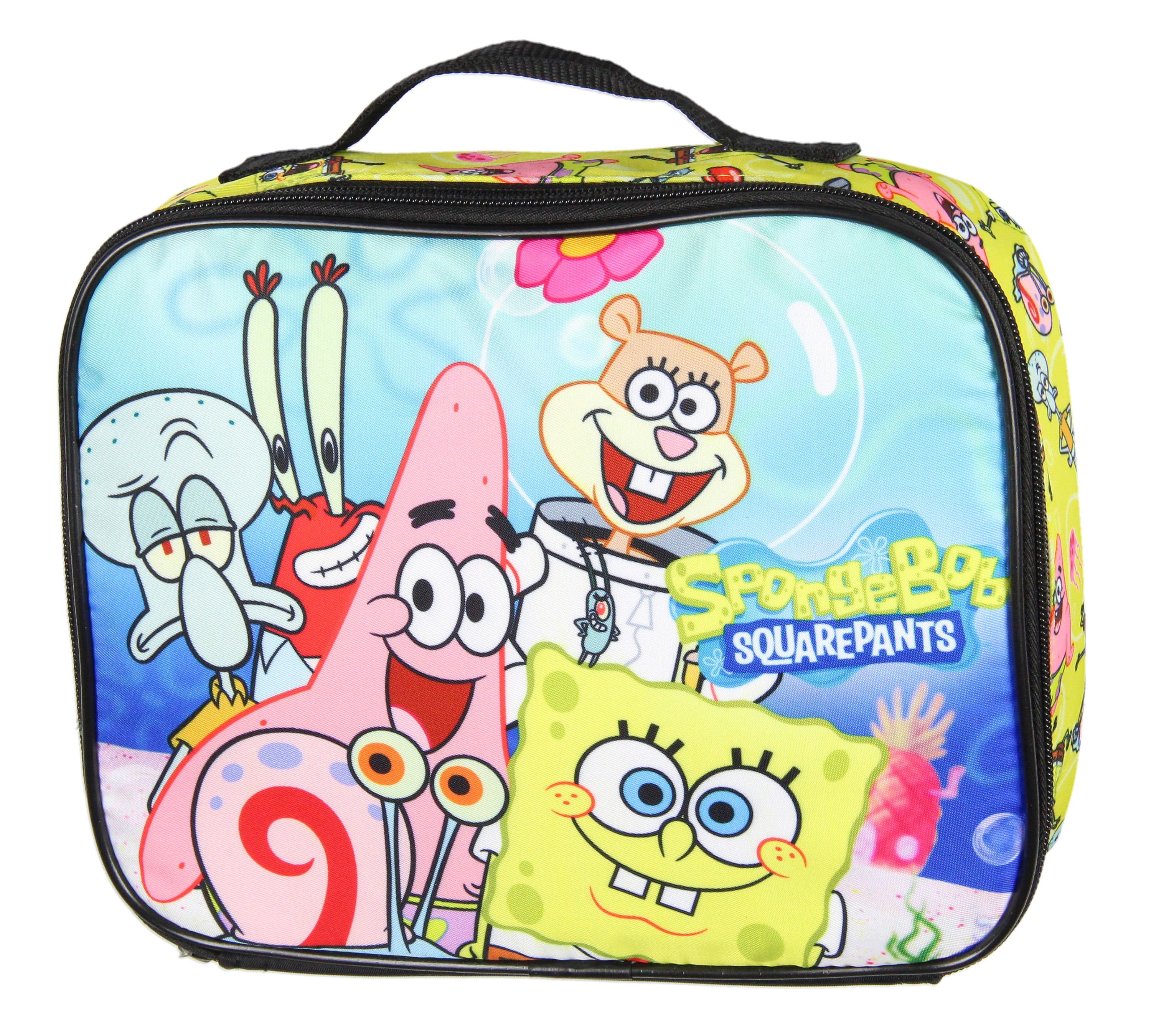Spongebob SquarePants Lunch Box Patrick Star 3D Character Dual Compartment Insulated Lunch Bag Tote