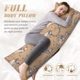 thumbnail image 3 of KLL Ultra Soft Microfiber Body Pillow Cover/Pillowcases 20"x54" with Hidden Zipper Closure-Cactus Alpaca, 3 of 5