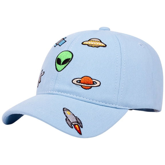 Staki Toddler Boy Hat Toddler Baseball Hat Kid Baseball Cap Washed Cotton Adjustable Caps Hats for Boys Girls Sky Blue,One Size