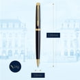thumbnail image 3 of Bolígrafo Waterman Hémisphère Negro Brillante con Detalles en Oro, 3 of 7