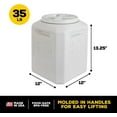 thumbnail image 2 of Gamma2 Vittles Vault Bird Seed Dry Pet Food Storage Container for Birds, Gray, Up To 35 Pound Capacity, 2 of 8