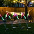 thumbnail image 4 of Solar Powered Ground Mounted Lights With Colorful Fluorescent Tubes For Festive Atmosphere Decoration Garden Lights Courtyard Lights Solar Panel Lights for inside Sunset Lights for Bedroom Smart Light, 4 of 4