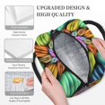 thumbnail image 3 of Balery Hippie Style Bolsa de Almuerzo para Mujeres, Caja de Almuerzo, Bolsa de Almuerzo Pequeña Impermeable, Tote de Almuerzo Reutilizable con Gran Capacidad, 3 of 6