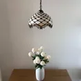 thumbnail image 5 of Tiffany Pendant Lights Beige Stained Glass 12-Light LED Bulb Included Fixture, 5 of 6