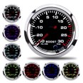 thumbnail image 2 of FLAMEEN Boost Pressure Gauge,LED Boost Meter,Universal Turbo Boost Gauge Pointer 7 Colors LED Display ‑30‑30 PSI 52mm Dia Fit For 12V Car Truck Boat, 2 of 8