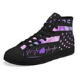 thumbnail image 6 of Autism Awareness High Top Canvas Shoes Sneakers Black Size 13, 6 of 7
