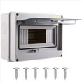 thumbnail image 3 of HT-8 Way IP65 Mcb Breaker Box Distribution Protection Box ABS Power Electronic Din Rail Enclosure for Circuit Breaker, 3 of 8