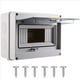 thumbnail image 3 of Caja de Protección de Distribución de Disyuntores HT-8 IP65 Mcb Caja de Riel DIN de Electrónica de Potencia ABS para Disyuntor, 3 of 5