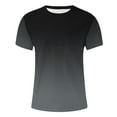 thumbnail image 5 of Vivianyo HD Short Sleeve Shirt for Men,Big Summer Fashion Casual Men's Round Neck Printed T-shirt Top, 5 of 5