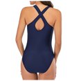 thumbnail image 2 of Vedolay Womens One Piece Summer Tummy Control Print Swimwear Set,Navy M, 2 of 5