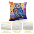 thumbnail image 4 of Erapdaur Owl Pillow Cases with Hidden Zipper Technology Design for Home Decor - Breathable Short Plush Velvet Crafts - Various Sizes Available - 1PC 12x12in, 4 of 5