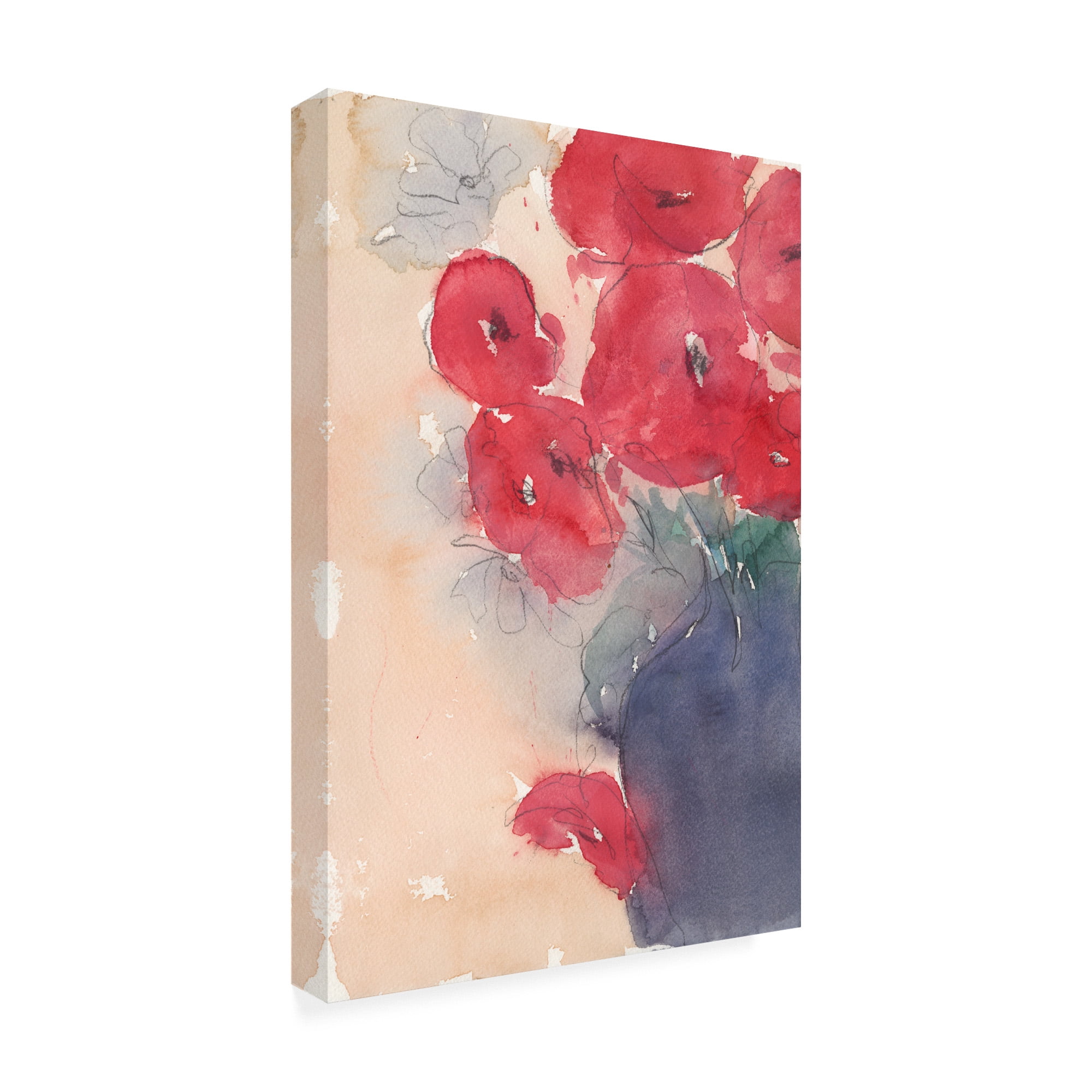 Trademark Fine Art 'Pop of Red I' Canvas Art by Samuel Dixon