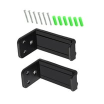 Ciwanning Soundbar Holder Wall Mount Bracket Expandable Depth Loudspeaker Rack Home Enhancement Holds 44lbs