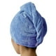 thumbnail image 4 of Bearachild Toalla de secado de cabello, transpirable, ligera, absorbente, turbante, lavable, reutilizable, gorros para el pelo de ducha, buena absorción de Juegos de accesorios de baño azul Bearachild JJ17135-03, 4 of 5