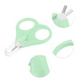 thumbnail image 3 of Unique Bargains 1 Pc Portable Short Handle Nail Scissors Toenail Clippers for Child 3.15"x2.24"x0.39" Green, 3 of 6