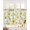 Yellow, variant on Spring Daisy Sheer Curtains 45 Inch Length 2 Panels Set for Living Room/Bedroom, Farmhouse Country Flower Leaf Plant Wood Grain Kitchen Curtains Grommet Curtains Window Treatments 42"x45"x2