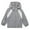 Grey, variant on WOYY Big Girls Sun Protection Hooded Jacket Lightweight Zipper Coat, Sizes 8-16