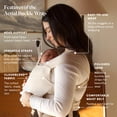 thumbnail image 2 of Fular portabebés WildBird Aerial Buckle Wrap para 0-6 meses, suave, 2 of 8