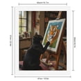 thumbnail image 2 of Paint by Numbers Kit for Adults, Cat Painting Canvas Art Masterpiece Paint by Numbers, Easy Paint by Numbers Kit for Adults Beginner, DIY Adult Paint by Number Kits on Canvas, 12x16in Home Decor, 2 of 7