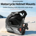 thumbnail image 3 of TELESIN GP-HBM-MT2 Second Motorcycle Helmet Mount Strap Flodable Front Chin Mount Compatible with GoPro Hero 10 9 8 7 6 5 Osmo ACTION ONE R, 3 of 7